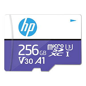256GB HP mx330 U3 V30 A1 microSD Memory Card $23