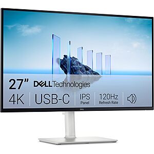 27" Dell 27 Plus S2725QC 4K 120Hz 0.03ms FreeSync Premium IPS Monitor w/ USB Hub $251.75 + Free S&H