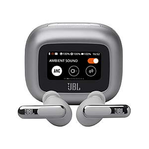 JBL Live Beam 3 True Wireless Noise-Cancelling Earbuds (Silver) $99.95 + Free Shipping