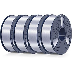 4-Pk 1KG Sunlu Silk Pla 1.75Mm 3D Printer Filament