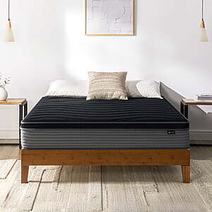 Zinus Tranquility 10" Hybrid Foam + Coil Mattress: King $148, Queen $124 + Free S&H
