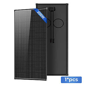 200W AeternaSol N-Type 18BB Solar Panel: 2-Pk $102 or Single $52.80 + Free S&H