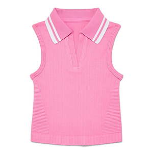 Girls' Shirts: Athletic Works Sleeveless Moisture-Wicking Active Tennis Polo $3.15 & More