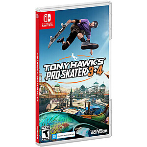 Tony Hawk's Pro Skater 3 + 4 (Nintendo Switch) - $19.32 + Free S/H @ eBay