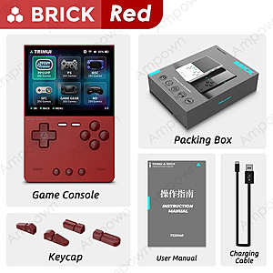 $45.65 - TrimUI Brick - Retro Game Emulation Handheld w/ 64GB microSD Card - AliExpress