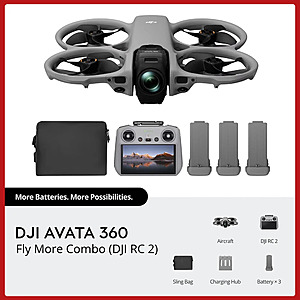 Select Accts: DJI Avata 360 8K 360° Camera Drone Fly More Combo $708.20 & More + Free S&H