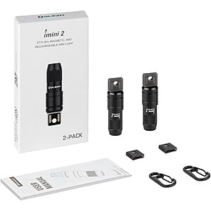 2-Pk OLIGHT IMINI 2 EDC 50 Lumens Rechargeable Keychain Flashlight $26.60 