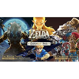 The Legend of Zelda: Breath of the Wild Expansion Pass DLC (Switch Digital)