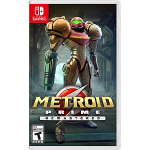 Nintendo Switch Games: Nintendo Switch Sports $35, Metroid Prime Remastered $28 & More + Free Pickup