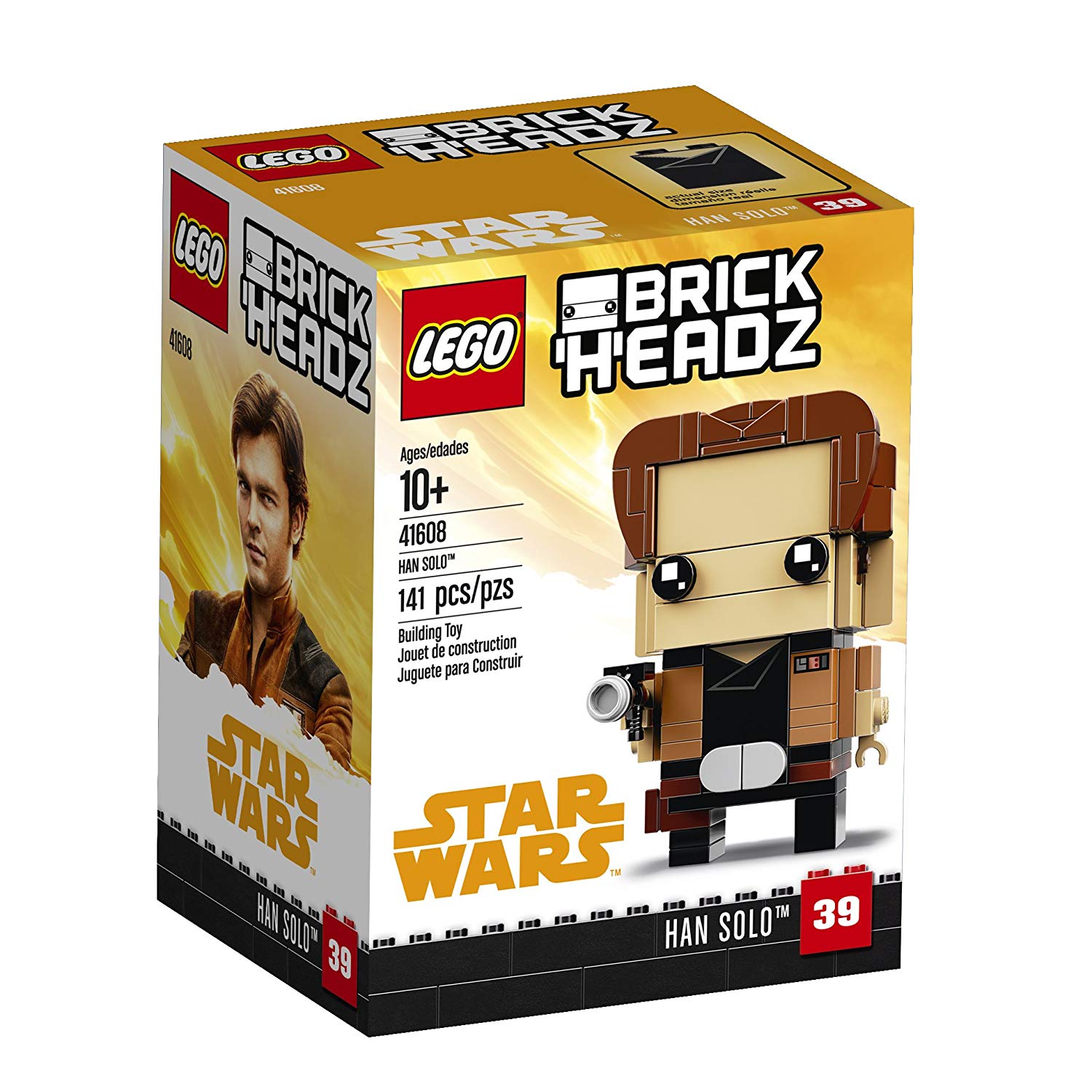 Lego Brickheadz Star Wars Han Solo Building Kit 41608