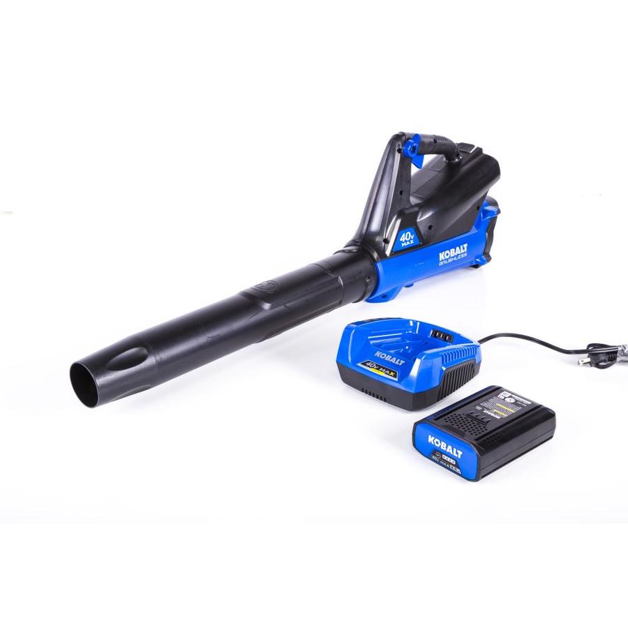 Kobalt 40v Lithium Ion 350 Cfm 100 Mph Cordless Leaf Blower 37 25 Ymmv