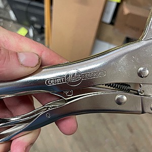 Malco Curved Jaw Locking Pliers 7 with Wire Cutter LP7WC