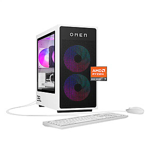 HP OMEN - 35L Gaming Desktop - AMD Ryzen 7 8700F 2024 - 16GB DDR5 Memory - NVIDIA GeForce RTX 5060 Ti 16GB GDDR7 - 1TB SSD - Open Box - Starting at $815.999