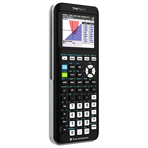 Texas Instruments TI-84 Plus CE Color Graphing Calculator, Black 7.5 Inch $99.99
