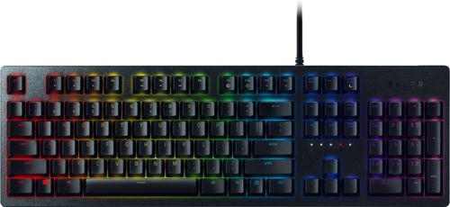 Razer - Huntsman Wired Gaming Opto-Mechanical Switch Keyboard with Chroma Back Lighting - Black $115.99
