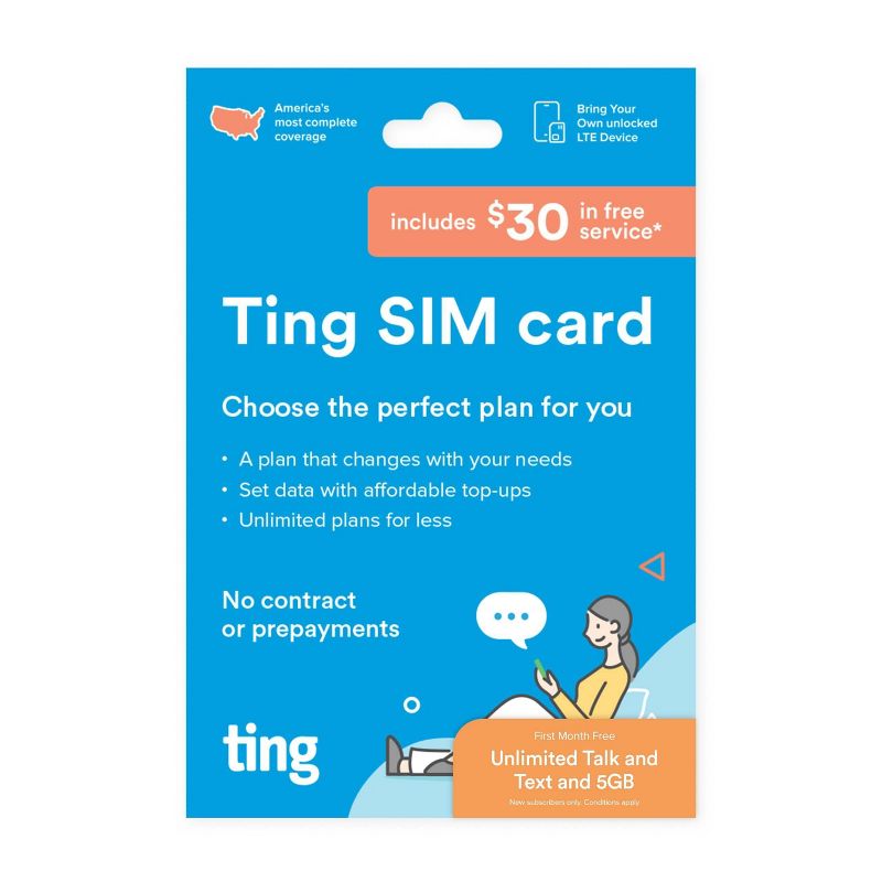 Target: $1 Ting SIM Kit with $30 Free Service