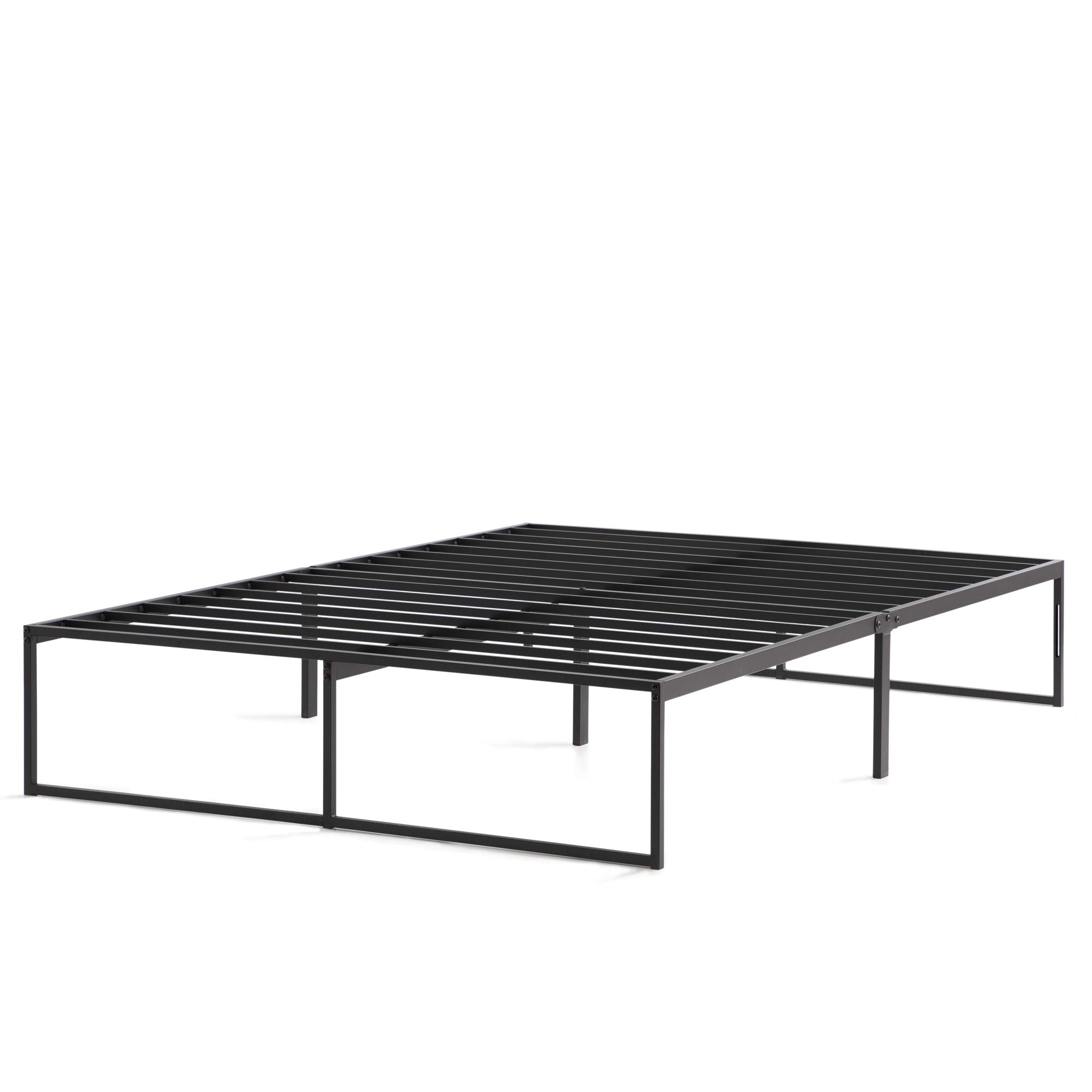 Linenspa 14 Inch Metal Platform Full Bed Frame with Storage Space Under Frame, Full Platform Bed Frame, No Box Spring Needed - $64.07 + F/S - Amazon