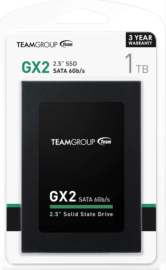 TEAMGROUP GX2 1TB 2.5 Inch SATA III Internal Solid State Drive SSD $75.99