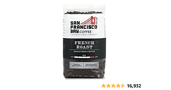San Francisco Bay Coffee French Roast Whole Bean 2LB (32 Ounce) Dark Roast https://a.co/d/abXbpFH - $4.75