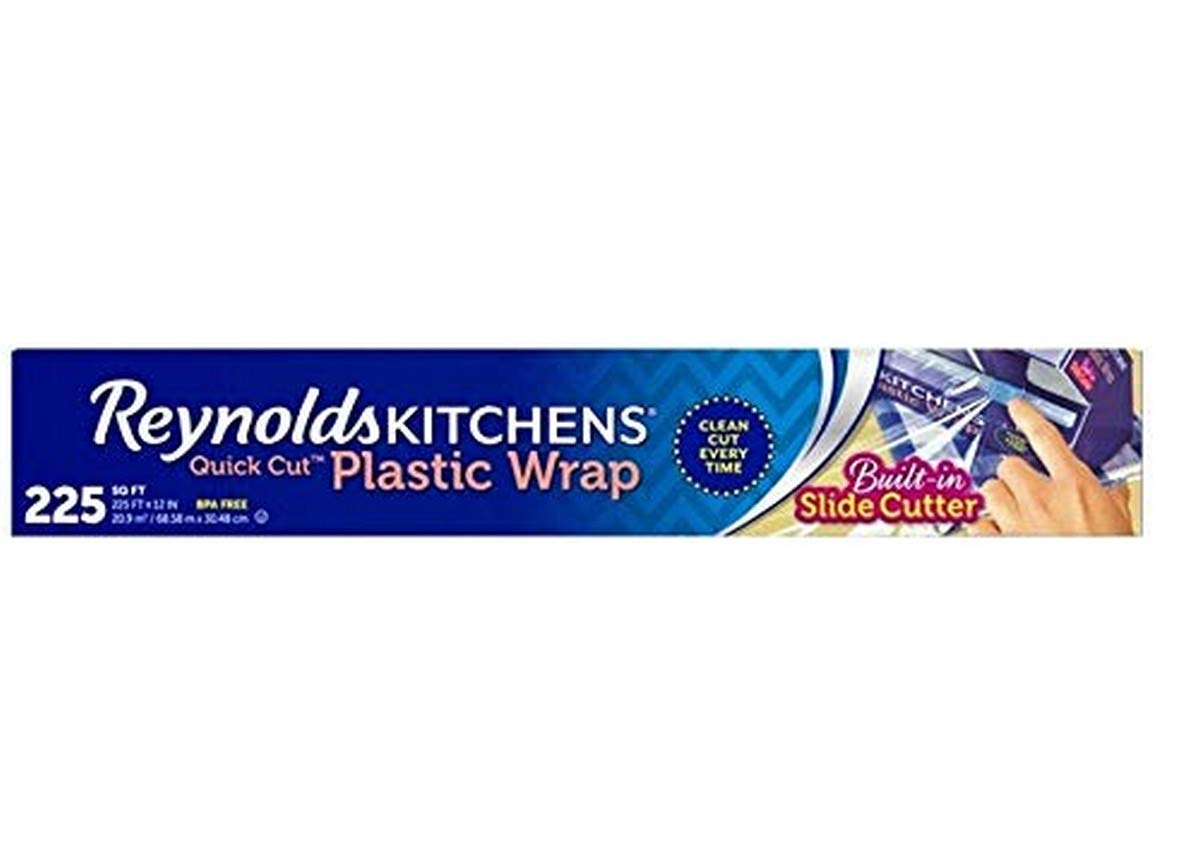 Amazon.com: Reynolds Kitchens Quick Cut Plastic Wrap, 225 Square Feet $2.80