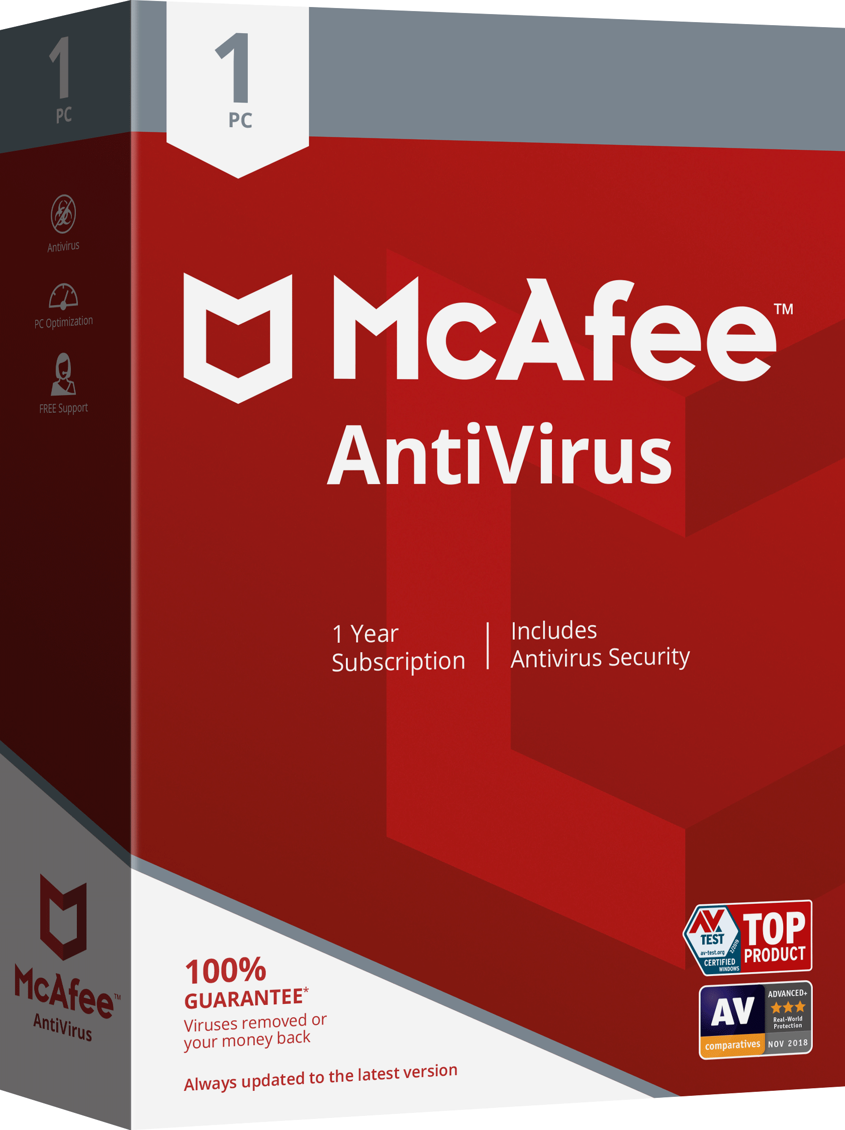 McAfee AntiVirus 1 PC $19.98
