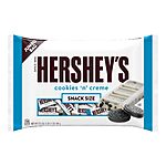 HERSHEY'S Cookies 'n' Creme Snack Size Candy Bars, 17.1 oz, Jumbo Bag $6.54 + Free S&amp;H w/ Walmart+ or $35+