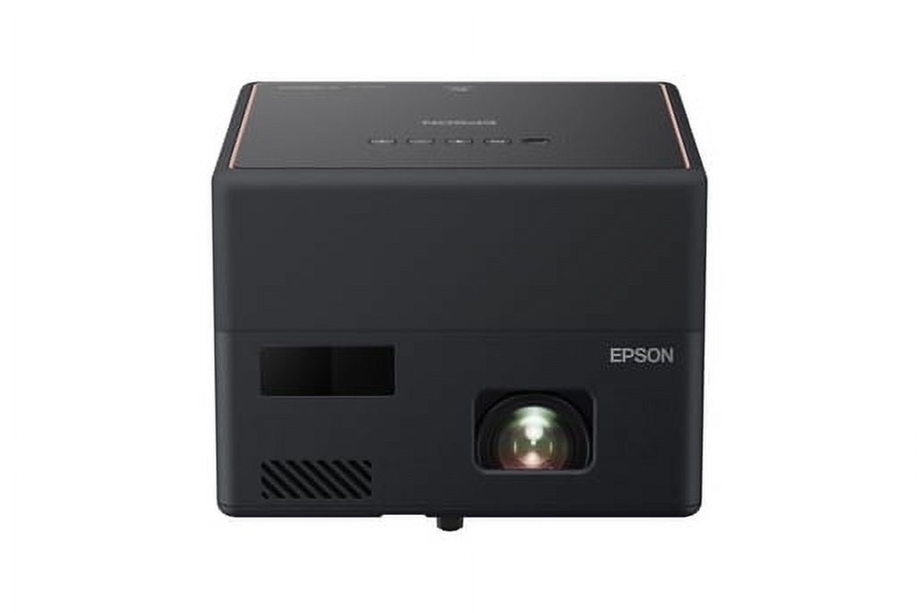 Restored Epson EpiqVision Mini EF12 3LCD Projector, 16:9, Portable, Black (Refurbished) - $248.76