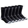 Dickies Men's Dri-tech Moisture Control Max Full Cushion Crew Socks Black 6 Pairs Medium or X-Large $8.29