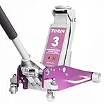Torin Aluminum and Steel Floor Jack with Dual Piston Quick Lift 3 Ton $127.62