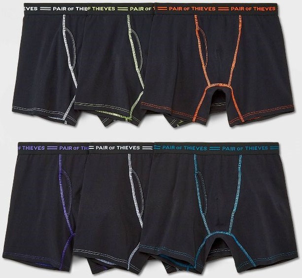 6-Pack Pair of Thieves Men's Every Day Kit Boxer Briefs (Various)