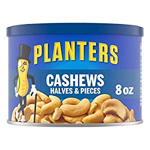 PLANTERS Cashew Halves & Pieces, 8 oz Canisters (Pack of 12) $29.55