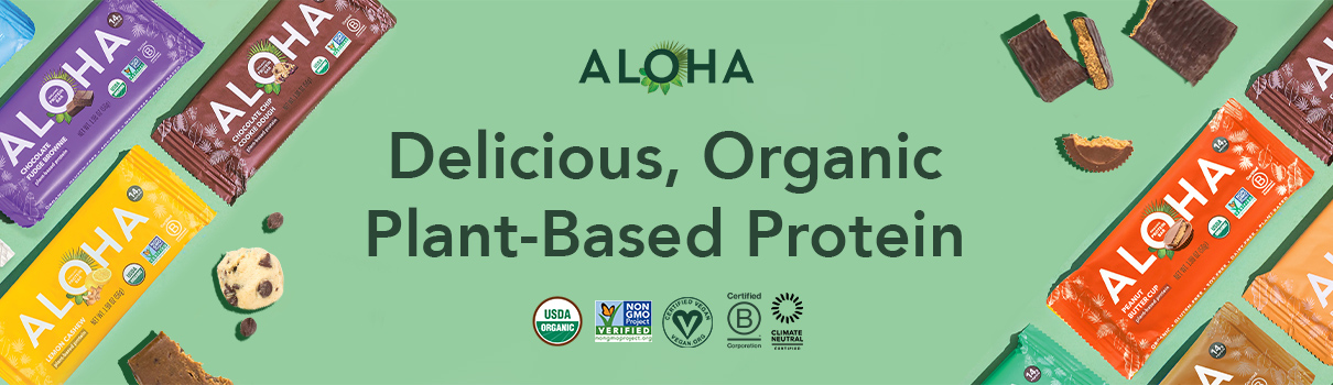 Get a $9 Amazon credit when you buy Aloha plant-based protein bars