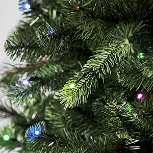7.5 Evergreen Classics Pre Lit Twinkly Carolina Spruce Artificial