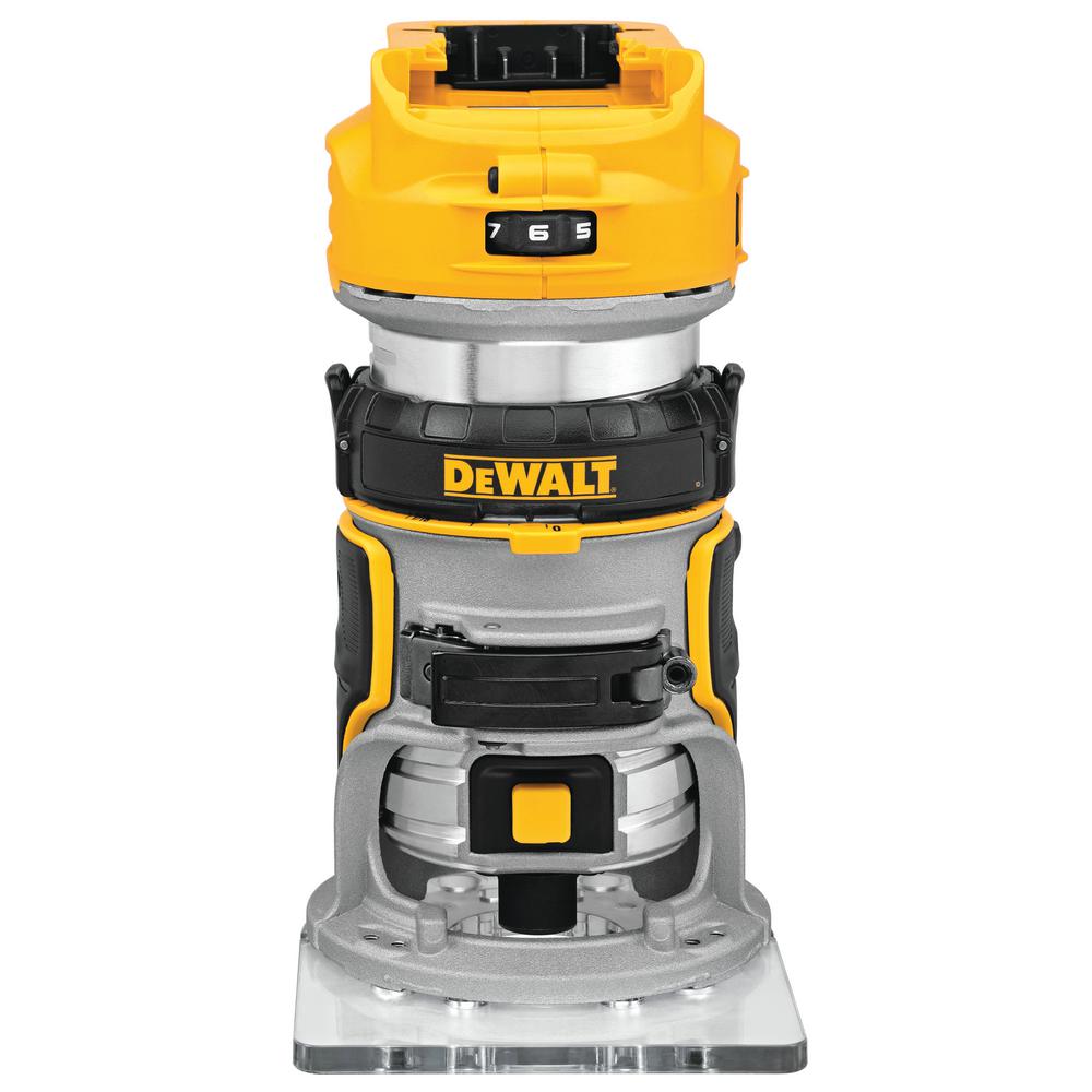 DeWalt 600B router + free 5ah battery DCW600B  20V MAX* XR BRUSHLESS CORDLESS COMPACT ROUTER – Fasteners Inc $150