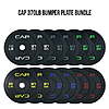 CAP 370lb Olympic Bumper Plate Bundle (2 x 10, 2 x 15, 2 x 25, 2 x 35, 2 x 45 and 2 x 55lb Plates) $260