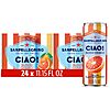 Sanpellegrino CIAO Blood Orange/Lime/Cherry Sparkling Water, Low-Calorie Italian Sparkling Water with Real Fruit Juices, 0g Added Sugar, 24-Pack $5.98