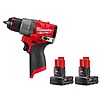 Milwaukee M12 FUEL 12V Lithium-Ion Brushless Cordless 1/2&amp;quot; Drill Driver w/ (2) 3.0 Ah Battery Packs $119 + Free Shipping