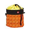 Lego storage cinch bucket - orange $15