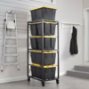 Gorilla Rack 5-tier Rolling Bin Organizer $120 Costco.com
