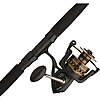 PENN 9' Battle Spinning Fishing Rod and Reel Combo Kit, Size 6000 Reel with Cover, Moderate Action - $100 FS
