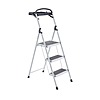 YMMV in store: Gorilla 3-Step Steel Lightweight Step Stool with Project Tray, 225 lbs. Load Cap. Type II Duty Rating (8 ft. 9 in. Reach Height) $15