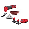 Milwaukee M12 FUEL 12V Lithium-Ion Cordless Oscillating Multi-Tool with M12 XC 5.0 Ah Battery (2-Pack) Starter Kit and Charger $189