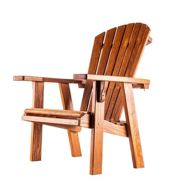 Capers Brown Stained Solid Pine Wood Adirondack Chair $82. Reg $229. F/S from Home Depot.