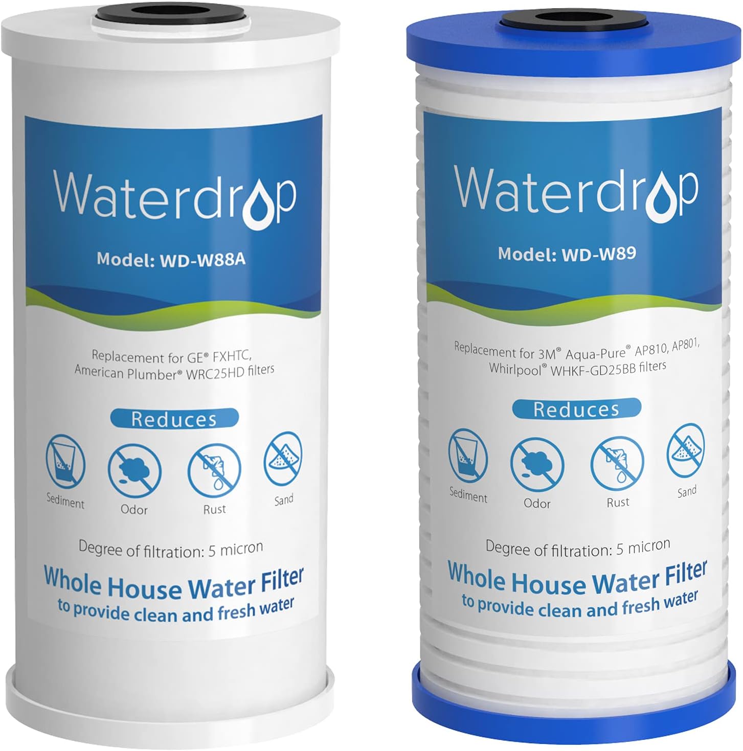 Prime Members: Waterdrop Whole House Water Filter System w/ 5-Stage Filtration $116 & More + Free Shipping