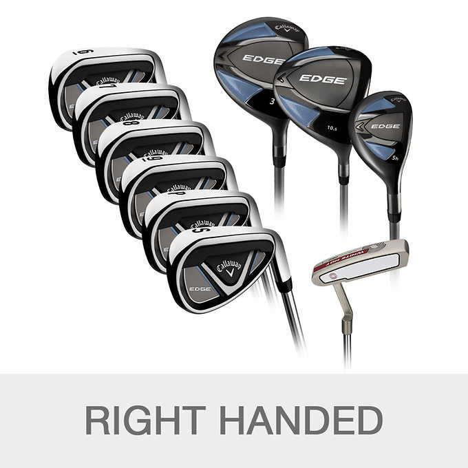 Callaway Edge 10piece Golf Club Set, Right Handed Graphite 579.99