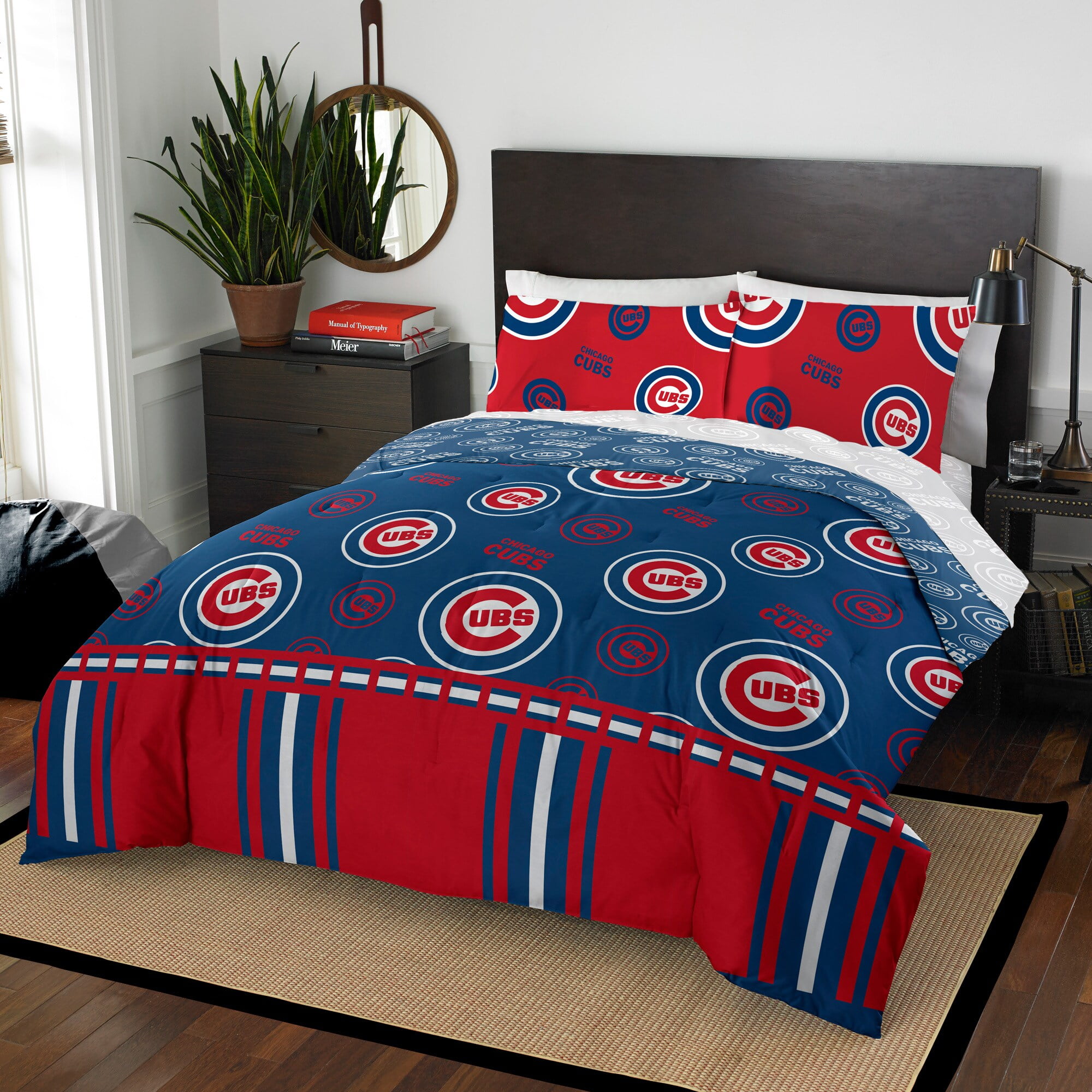 Chicago Cubs 5-Piece Full Bed in a Bag Set $28.80 Walmart