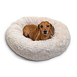 23&quot; x 23&quot; Best Friends by Sheri The Original Calming Donut Cat and Dog Bed $18.51 + Free Shipping w/ Prime or on $25+