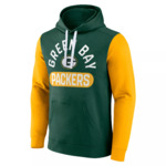 Select Men's Fanatics NFL Team Colorblock Fleece Hoodies: Green Bay Packers $17.50 &amp; More + Free S&amp;H on $49+