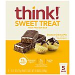 Select Walgreens Stores: 5-Count 2.01-Oz think! Protein Bars (Boston Creme Pie) 2 for $3.60 + Free Store Pickup on $10+ Orders