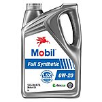 Mobil Full Synthetic Motor Oil 0W-20, 5 Quart - $24.98